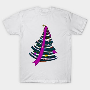 Xmas tree with cute Peppermint candy T-Shirt